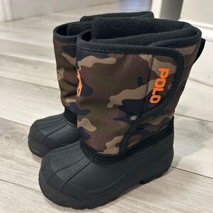 Polo Camouflage Winter Boots toddler size 7